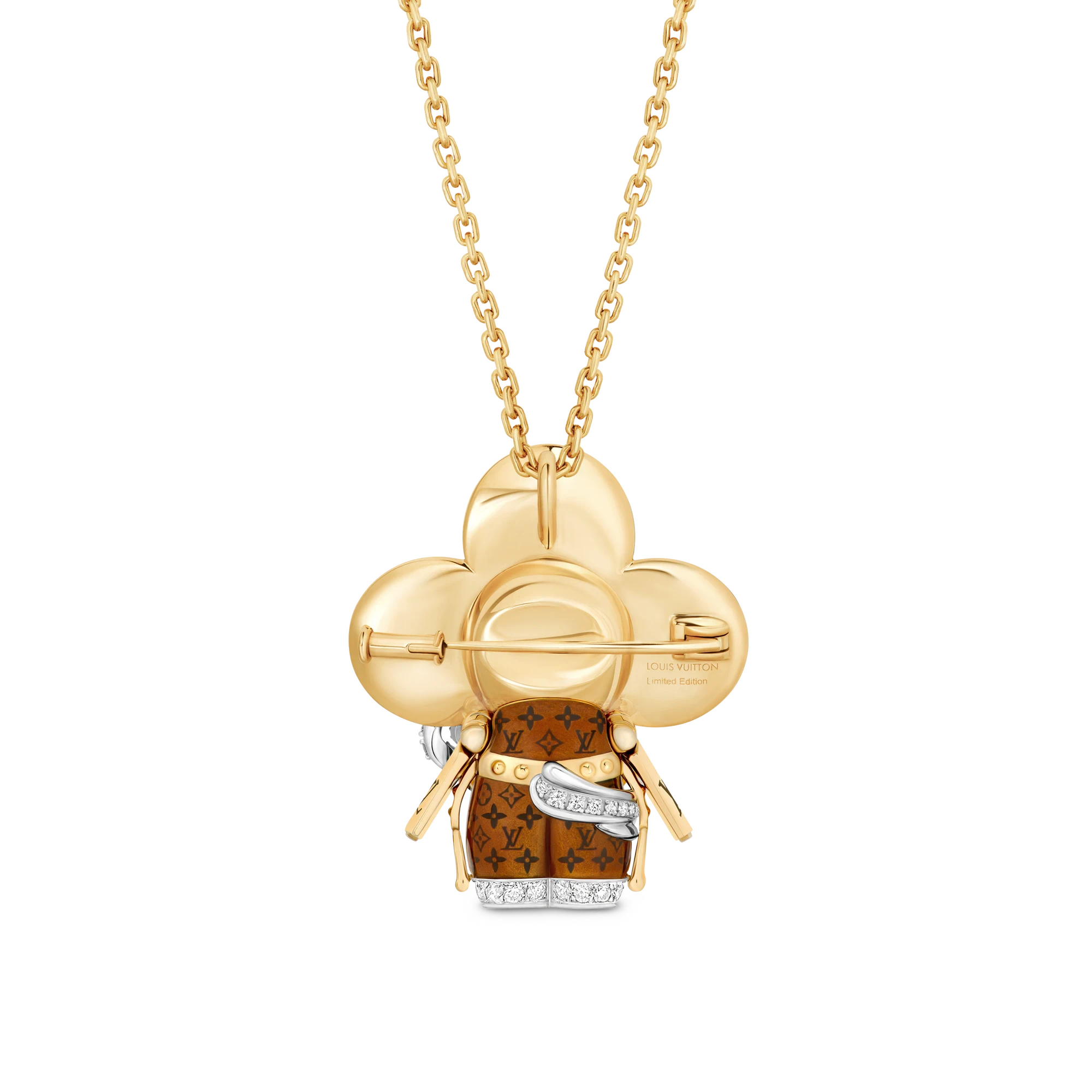 【预售】 LV路易威登 25秋冬 女士 吊坠 VIVIENNE HORSE 18K 金漆光钻石项链 Q93978  商品