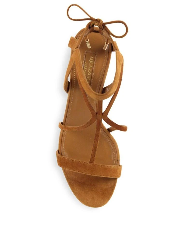 商品Aquazzura|Fiji Suede Cage Block Heel Sandals,价格¥2323,第4张图片详细描述