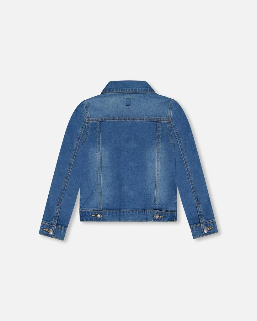 商品Deux par Deux|Jean Jacket With Funny Patches,价格¥604,第4张图片详细描述