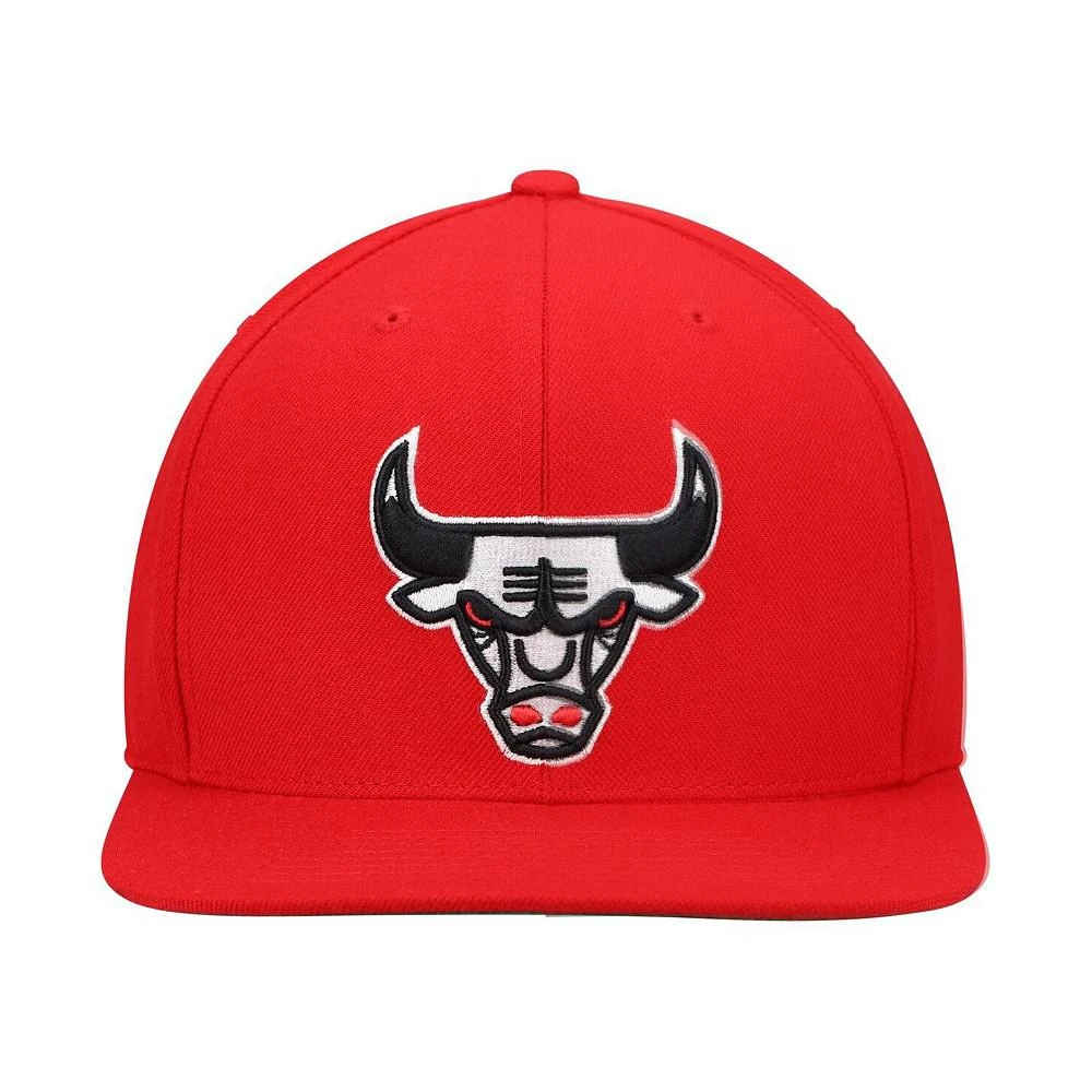 商品Mitchell and Ness|Men's Red Chicago Bulls Hardwood Classic Team Ground Fitted Hat,价格¥254,第4张图片详细描述