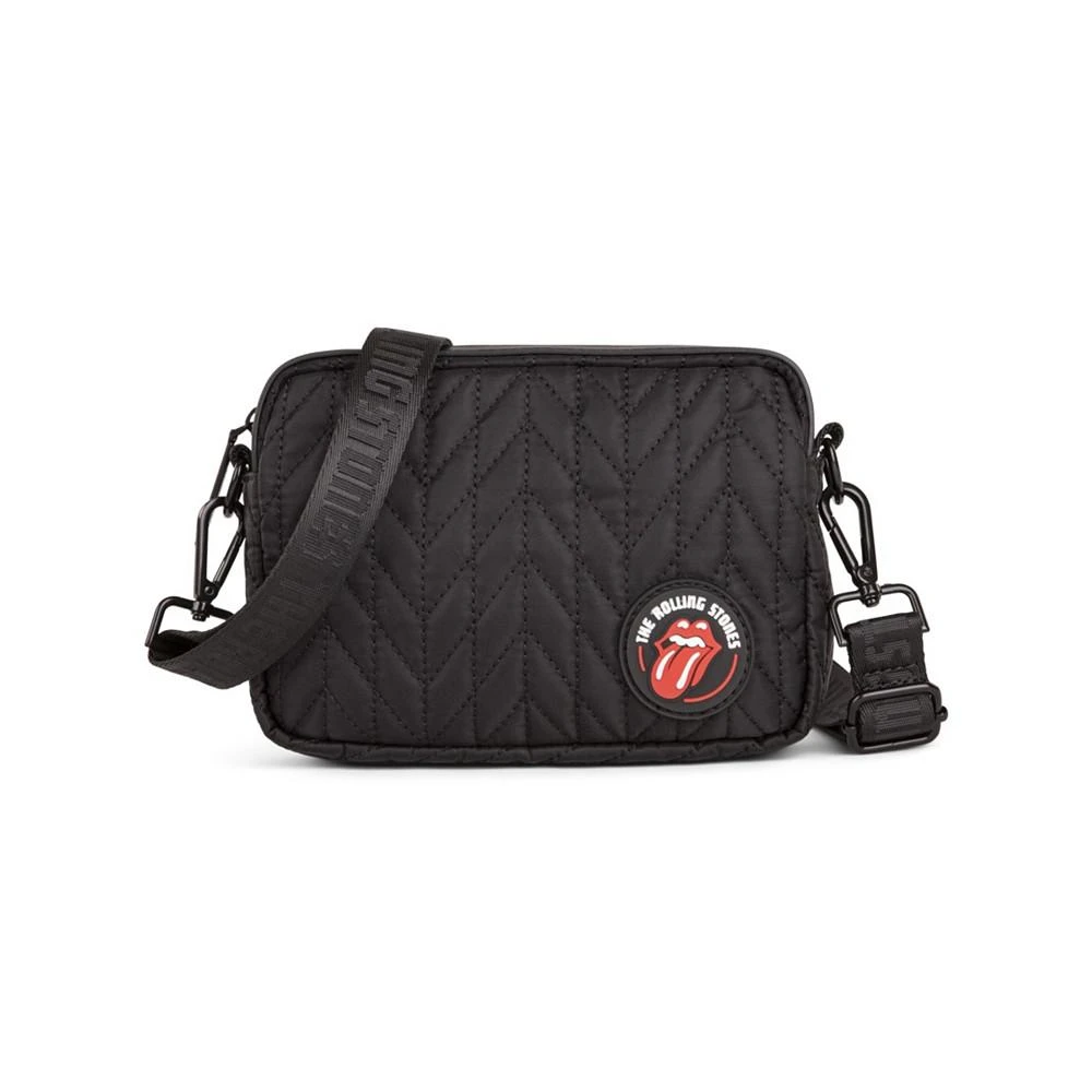商品Rolling Stones|Iconic Collection Quilted Crossbody Bag with Adjustable Strap,价格¥405,第2张图片详细描述