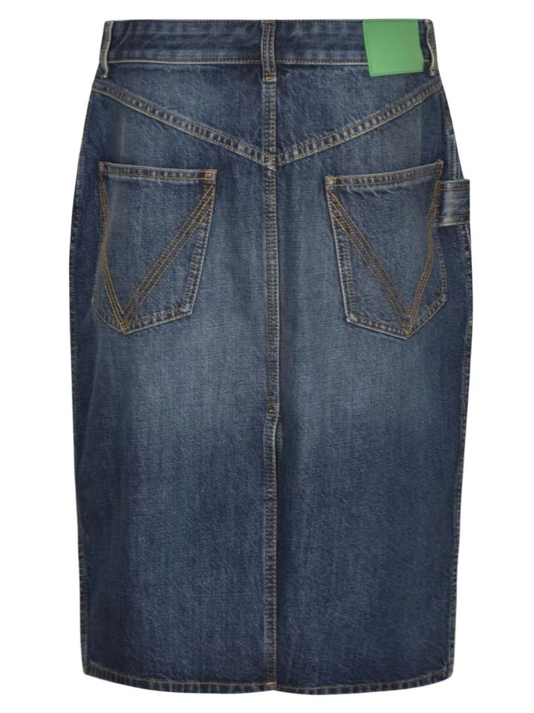 商品Bottega Veneta|Bottega Veneta Medium Washed Denim Skirt,价格¥2412,第2张图片详细描述