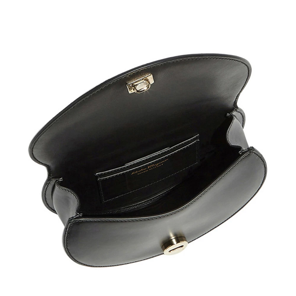 Salvatore Ferragamo 菲拉格慕 女士黑色牛皮单肩斜挎包 21-H031-691301 商品
