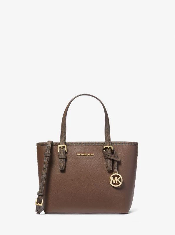 商品Michael Kors|女式 Jet Set Travel 超小型顶部拉链手提包,价格¥671,第1张图片详细描述