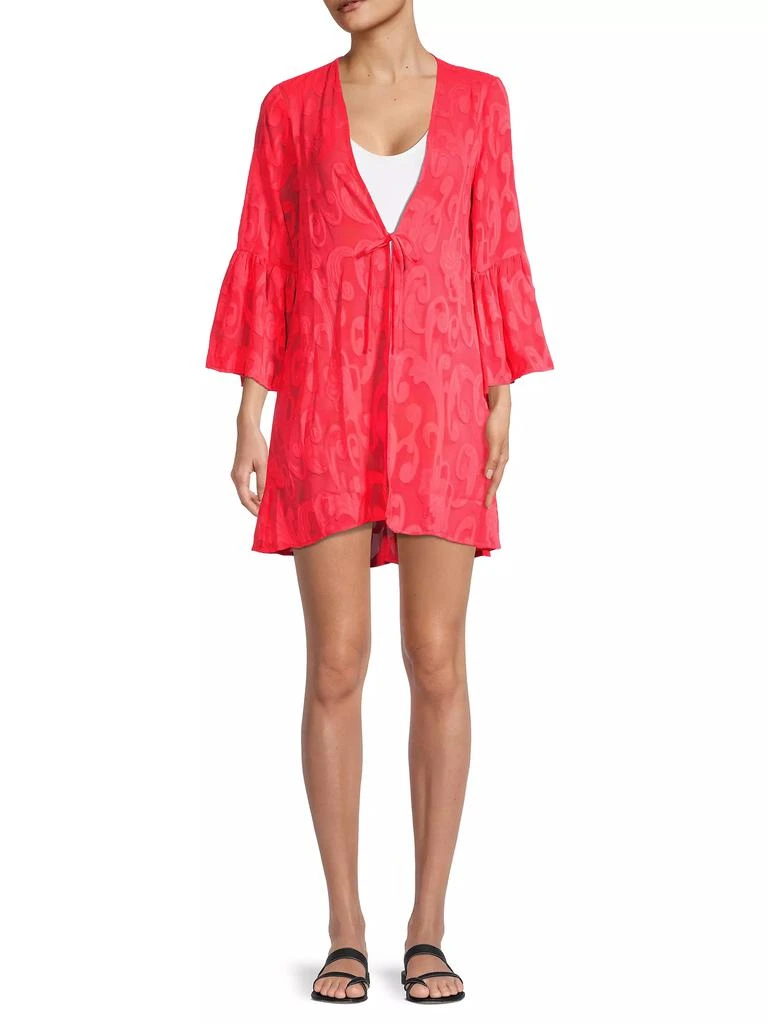 商品Lilly Pulitzer|Motley Swirl Jacquard Coverup,价格¥964,第2张图片详细描述