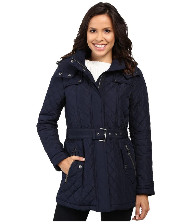 商品Tommy Hilfiger|Quilted Poly Cotton Jacket with Belt,价格¥984,第1张图片
