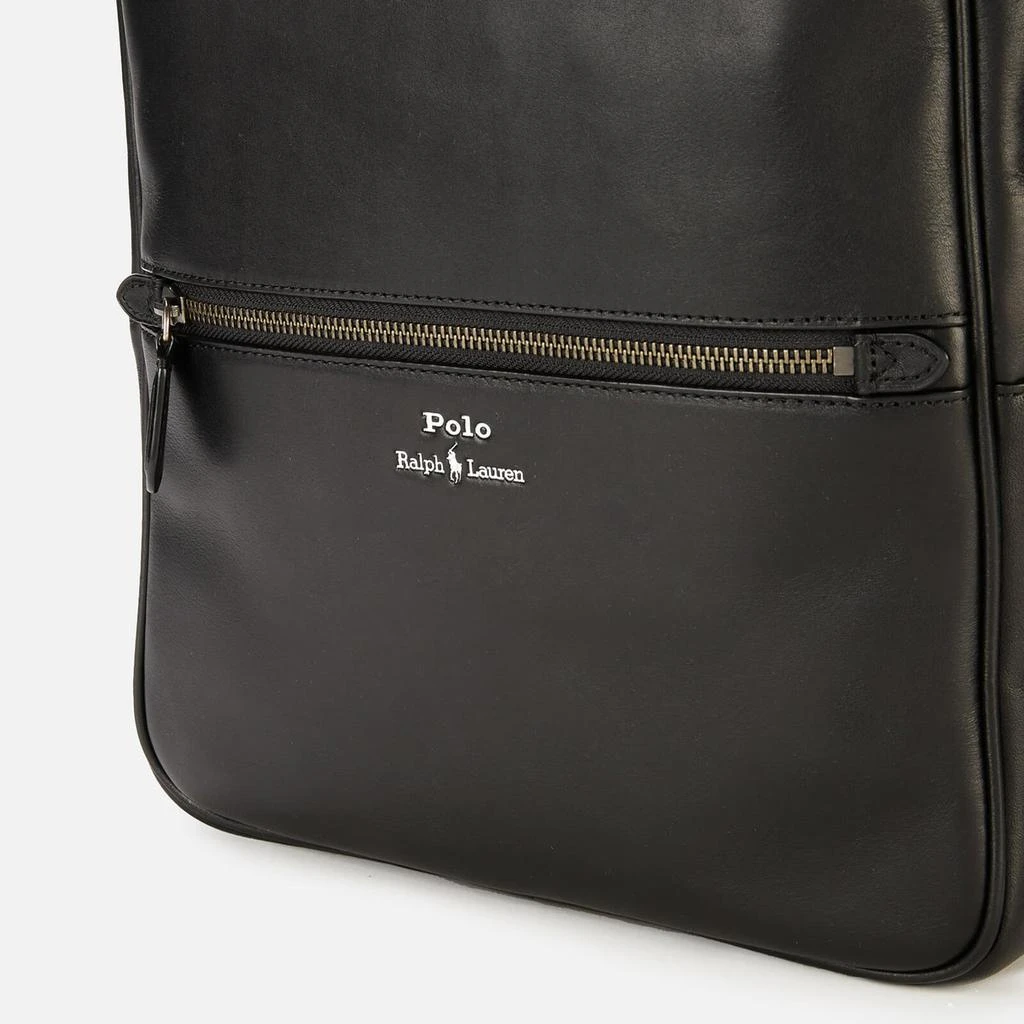 商品Ralph Lauren|Polo Ralph Lauren Men's Smooth Leather Backpack - Black,价格¥2378,第4张图片详细描述