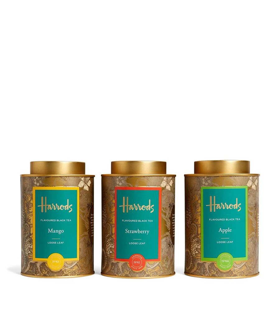 商品Harrods|Flavoured Loose Leaf Tea Selection (3 x 125g),价格¥303,第2张图片详细描述