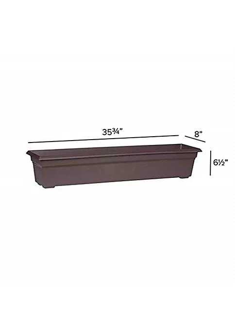 商品Novelty|Novelty Countryside Flower Box Brown 36 Inch,价格¥216,第2张图片详细描述