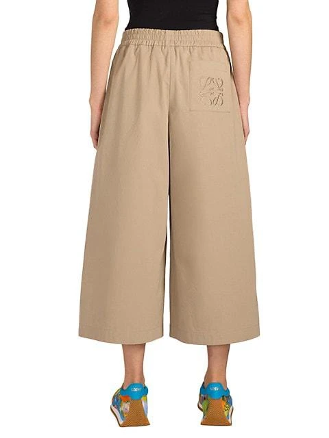 商品Loewe|Brand-Embroidered Wide-Leg Pants,价格¥2513,第5张图片详细描述