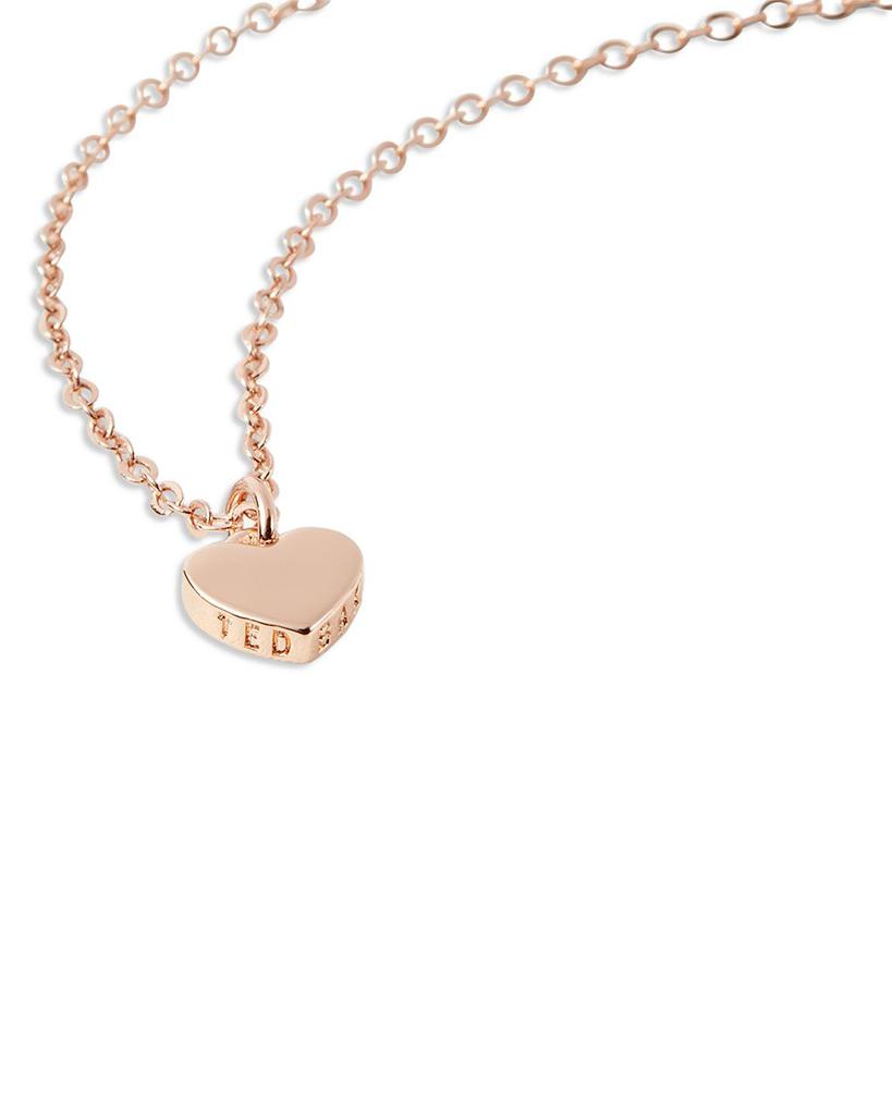 Polished Heart Pendant Necklace, 18"商品第1张图片规格展示