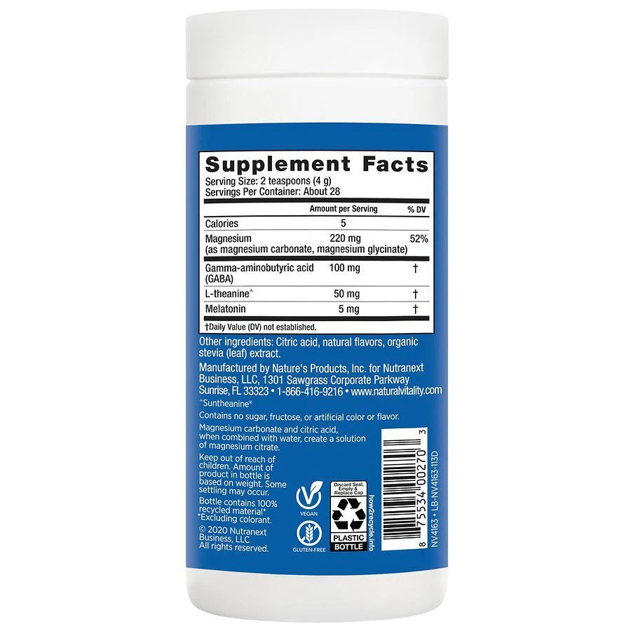 Calm Sleep Drink Mix, Magnesium Supplement with Melatonin Mixed Berry 商品