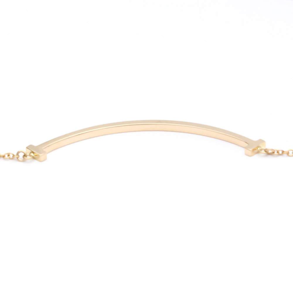 Tiffany & Co. Tiffany T Smile Small 18K Rose Gold Necklace商品第8张图片规格展示