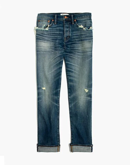 商品Madewell|Straight-Leg Jeans in Cloverdale: Selvedge Edition,价格¥796,第5张图片详细描述