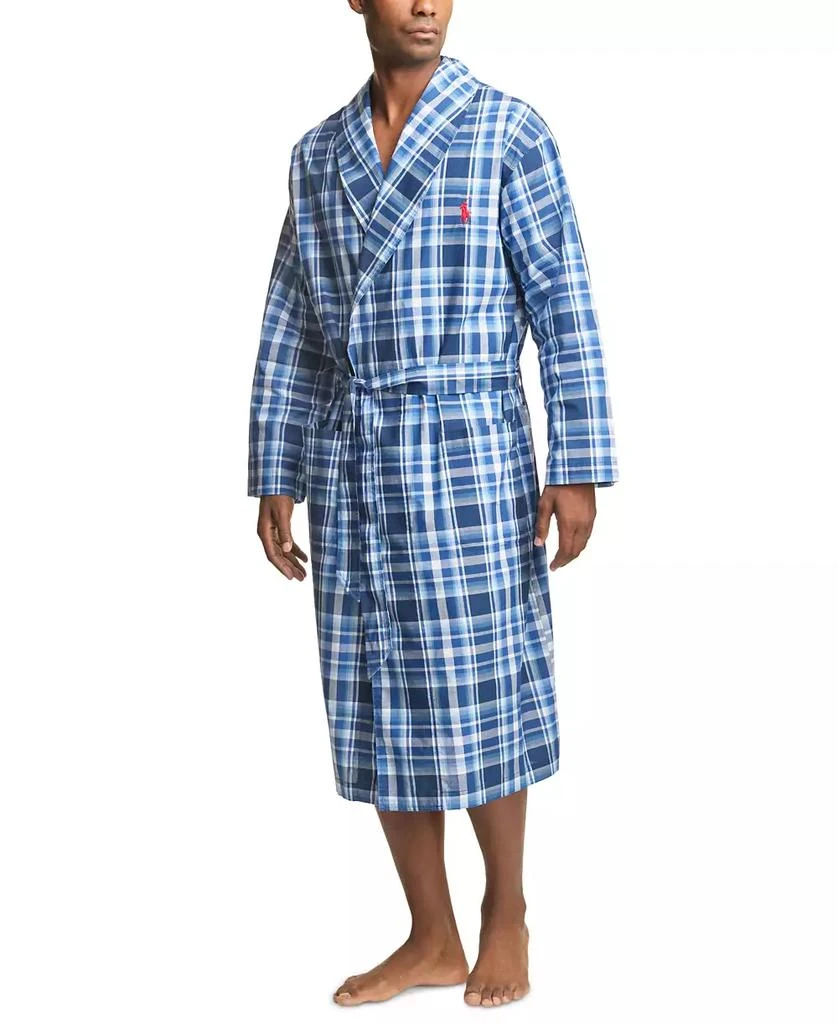 商品Ralph Lauren|Men's Plaid Woven Robe,价格¥607,第1张图片