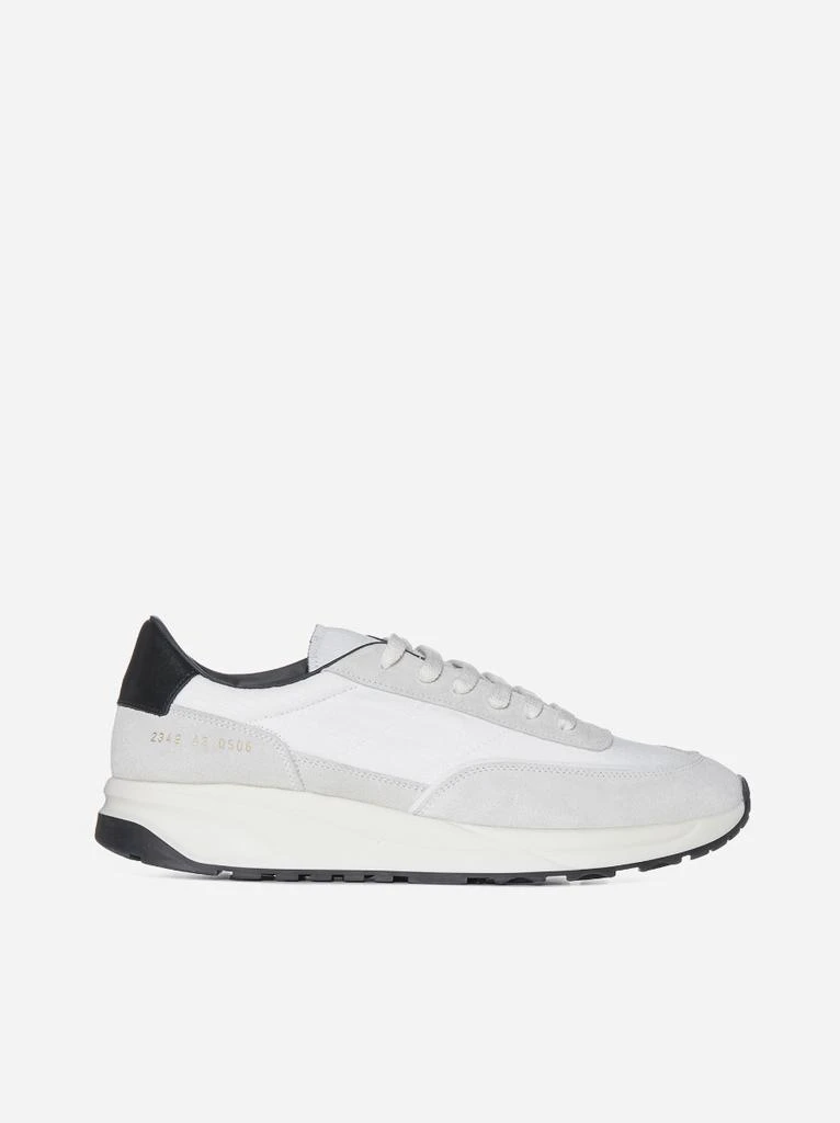 商品Common Projects|Track 80 nylon and suede sneakers,价格¥1749,第1张图片
