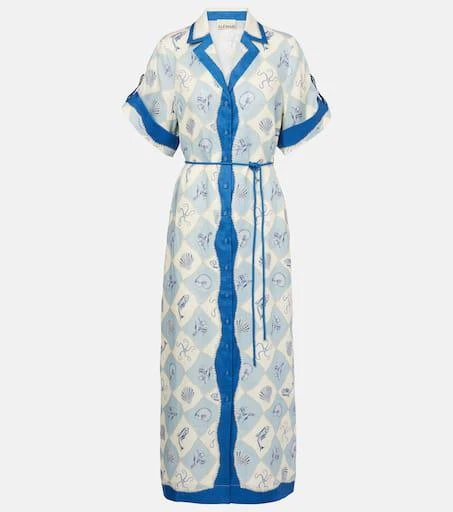 商品ALÉMAIS|Pia printed linen shirt dress,价格¥5171,第1张图片