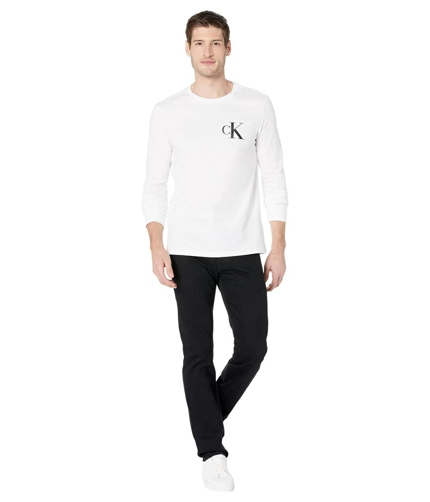 商品Calvin Klein|Long Sleeve Monogram Crew Neck Tee,价格¥284,第4张图片详细描述