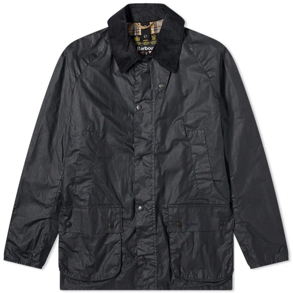 商品Barbour|Barbour Lightweight Ashby Wax Jacket Royal Navy,价格¥2616,第1张图片