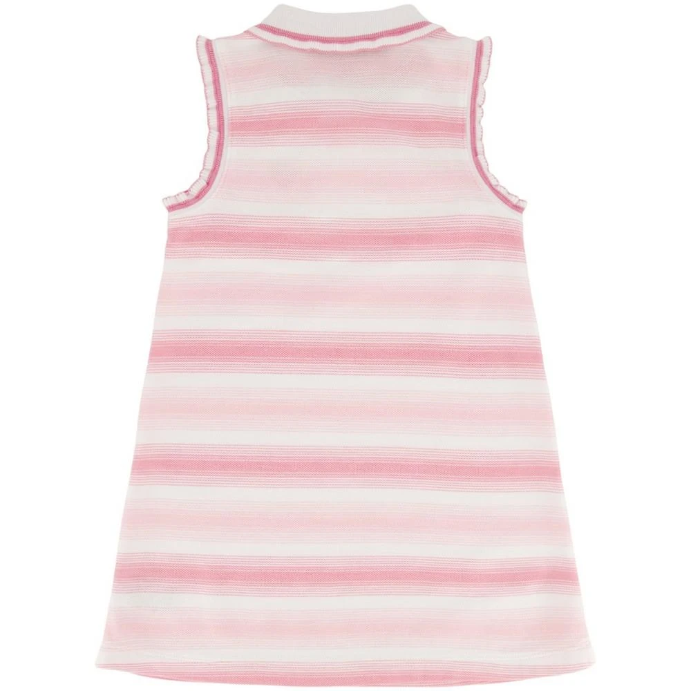 商品Tommy Hilfiger|Little Girls One Piece Multi-Stripe Pique Sleeveless Polo Dress,价格¥167,第2张图片详细描述