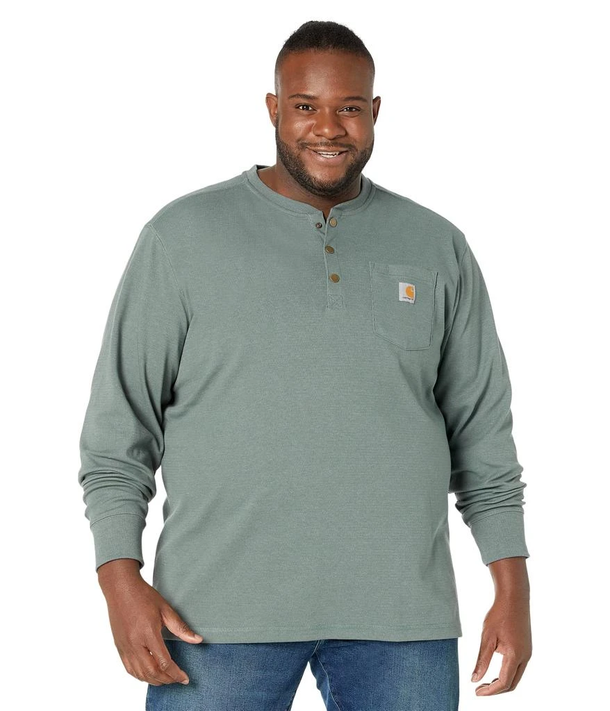 商品Carhartt|Big & Tall Relaxed Fit Heavyweight Long Sleeve Henley Pocket Thermal Shirt,价格¥337,第1张图片