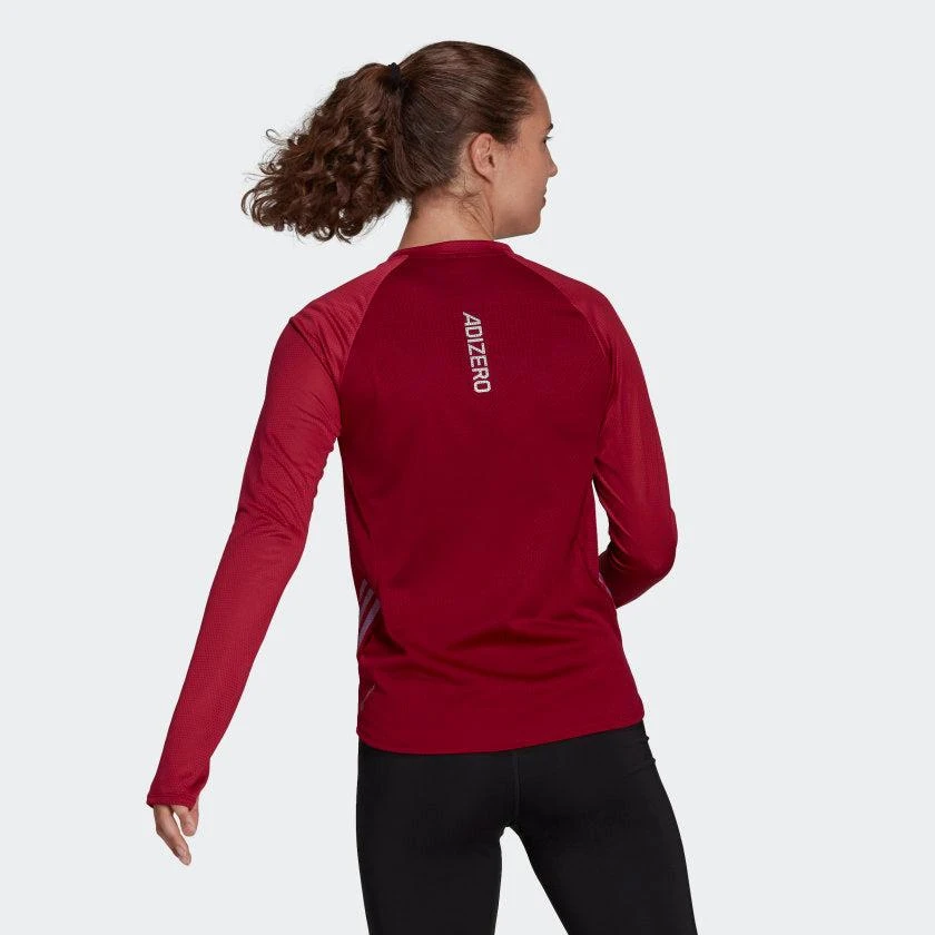 商品Adidas|Women's adidas Parley Adizero Long Sleeve Running Tee,价格¥192,第3张图片详细描述