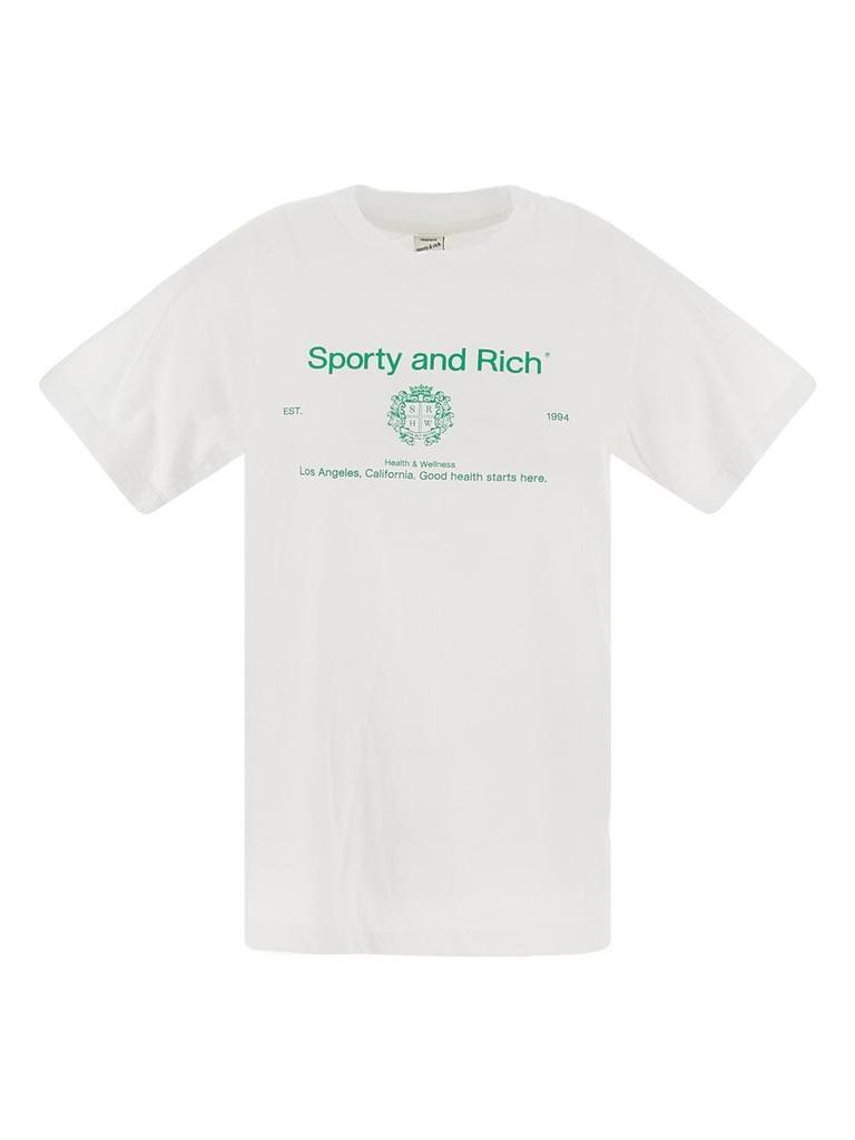 商品Sporty & Rich|Health & Wellness T-Shirt,价格¥323,第1张图片