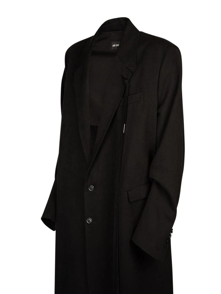 商品ANN DEMEULEMEESTER|Thomas Slouchy Long Cotton Coat,价格¥15495,第2张图片详细描述