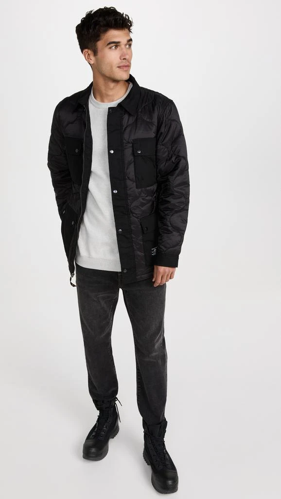 商品Alpha Industries|Alpha Industries Onion Quilted Shirt Jacket,价格¥881,第5张图片详细描述