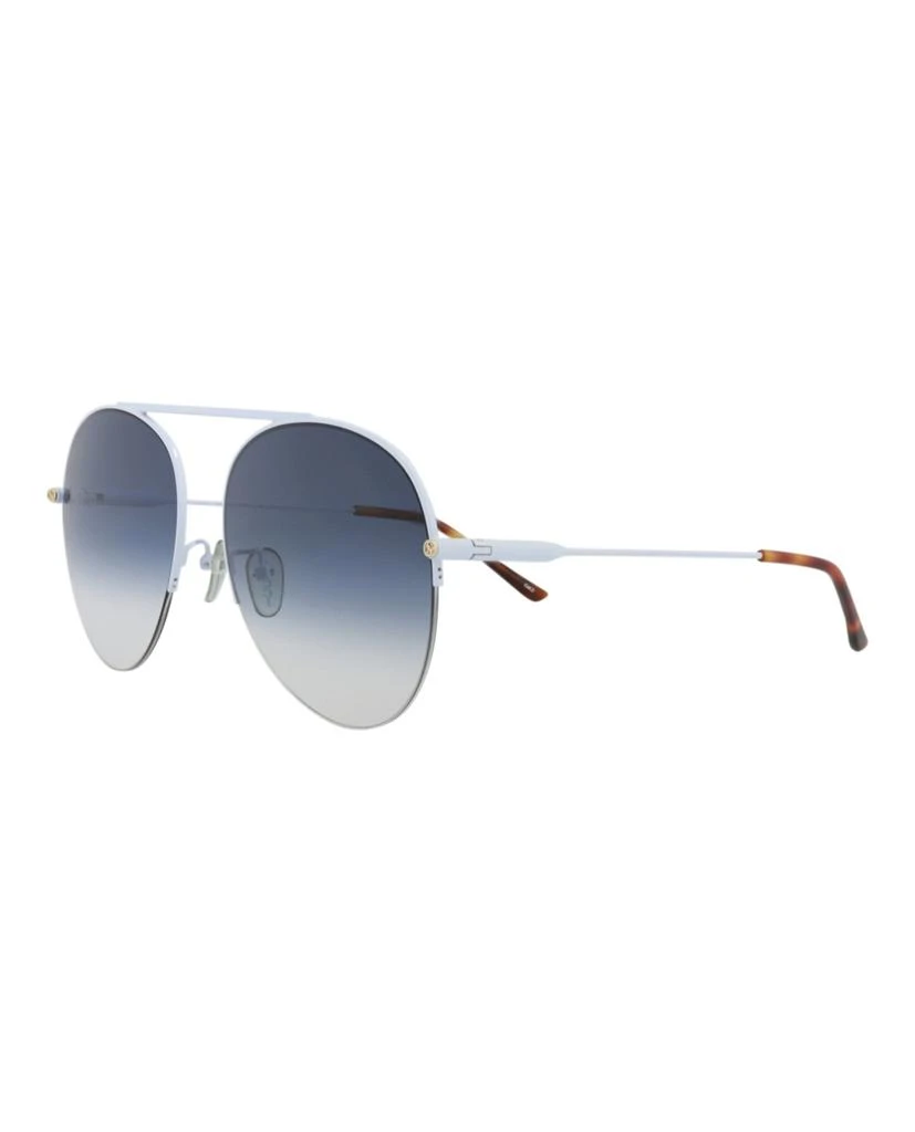 商品Gucci|Gucci Aviator-Frame Metal Sunglasses - GG1413S-30014423-003,价格¥1404,第2张图片详细描述