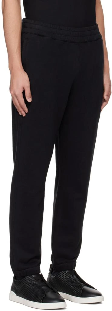 商品Zegna|Black Bonded Sweatpants,价格¥4234,第2张图片详细描述