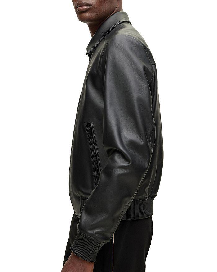 商品Hugo Boss|Manka Leather Jacket,价格¥3231,第6张图片详细描述