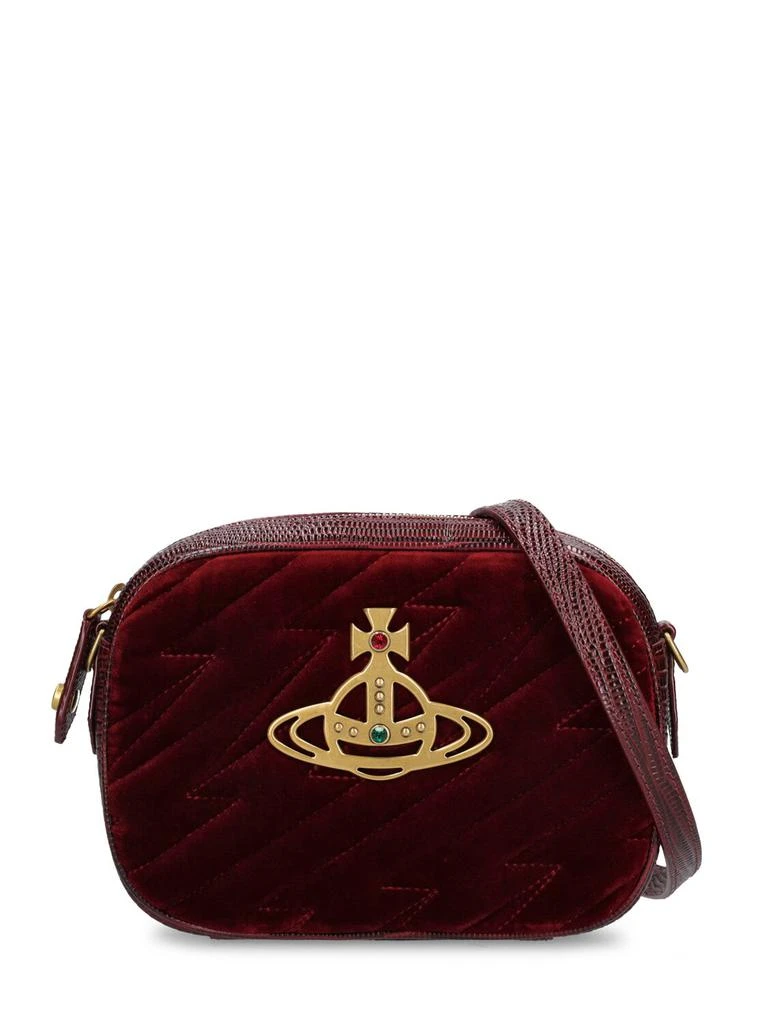 商品Vivienne Westwood|Anna Velvet Camera Bag,价格¥1949,第1张图片