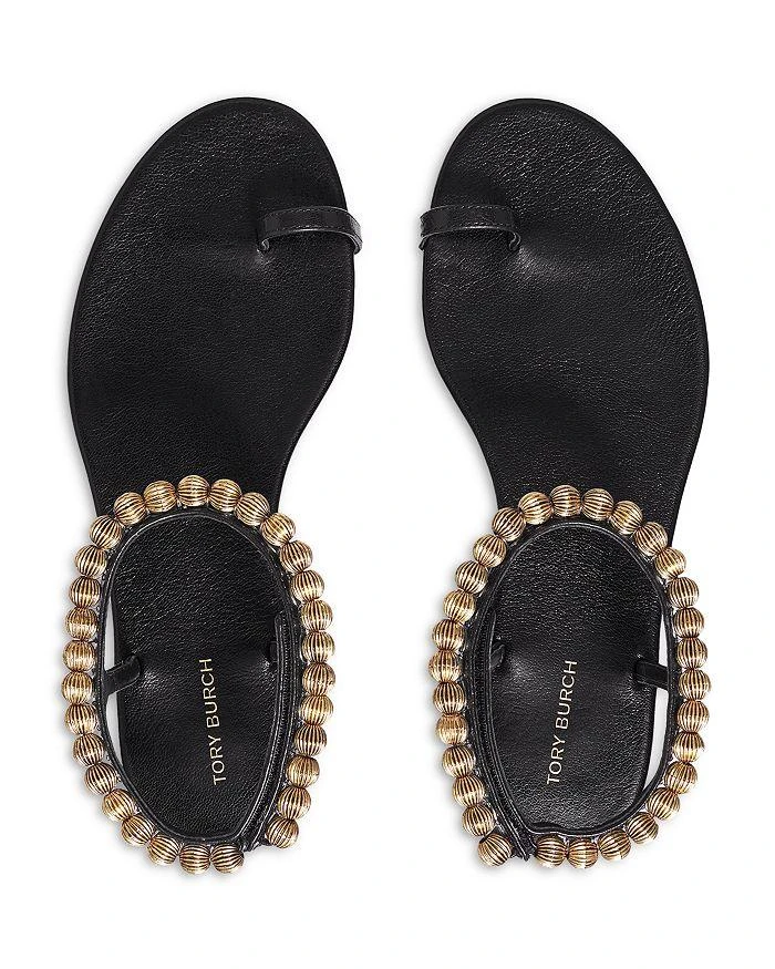 商品Tory Burch|Women's Capri Beaded Ankle Strap Sandals,价格¥1119,第3张图片详细描述