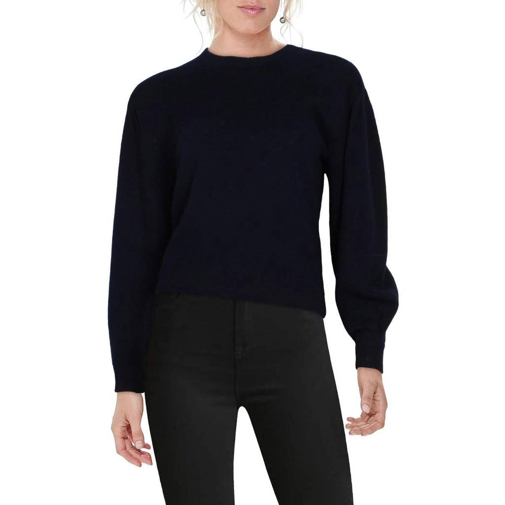 商品AQUA|Aqua Cashmere Womens Cashmere Balloon Sleeve Pullover Sweater,价格¥193,第1张图片