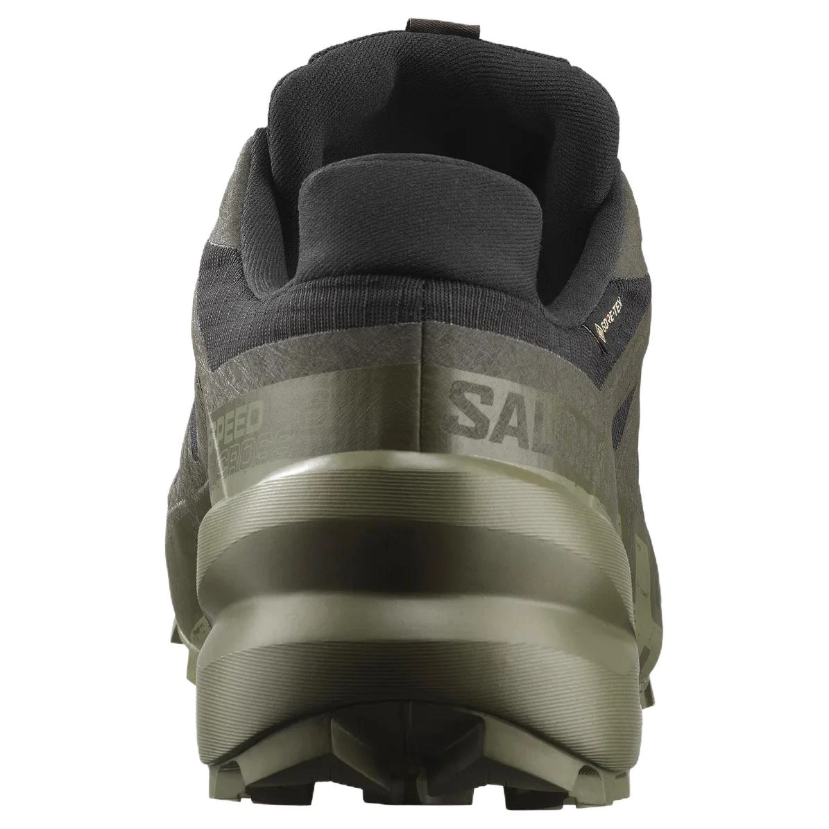 商品[国内直发] Salomon|萨洛蒙 Speedcross 6 GORE-TEX 舒适防水透气 低帮 越野跑步鞋 男款 墨绿色,价格¥1317,第5张图片详细描述
