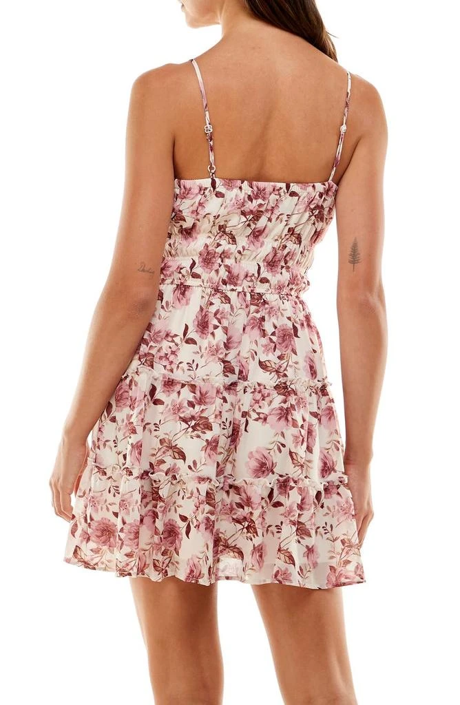 商品ROW A|Floral Print Square Neck Minidress,价格¥237,第2张图片详细描述