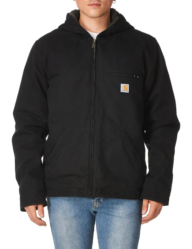 商品Carhartt|Carhartt Men's Relaxed Fit Washed Duck Sherpa-Lined Jacket,价格¥1080,第1张图片