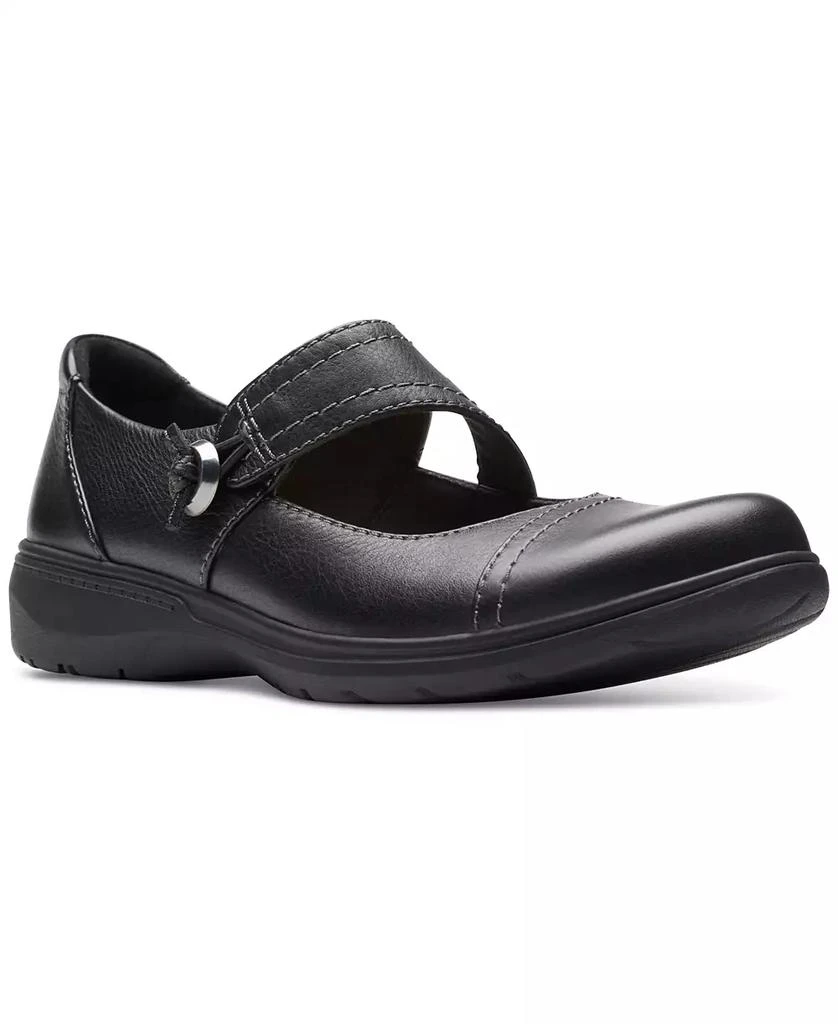 商品Clarks|Women's Carleigh Jane Top-Stitched Strap Shoes,价格¥515,第1张图片