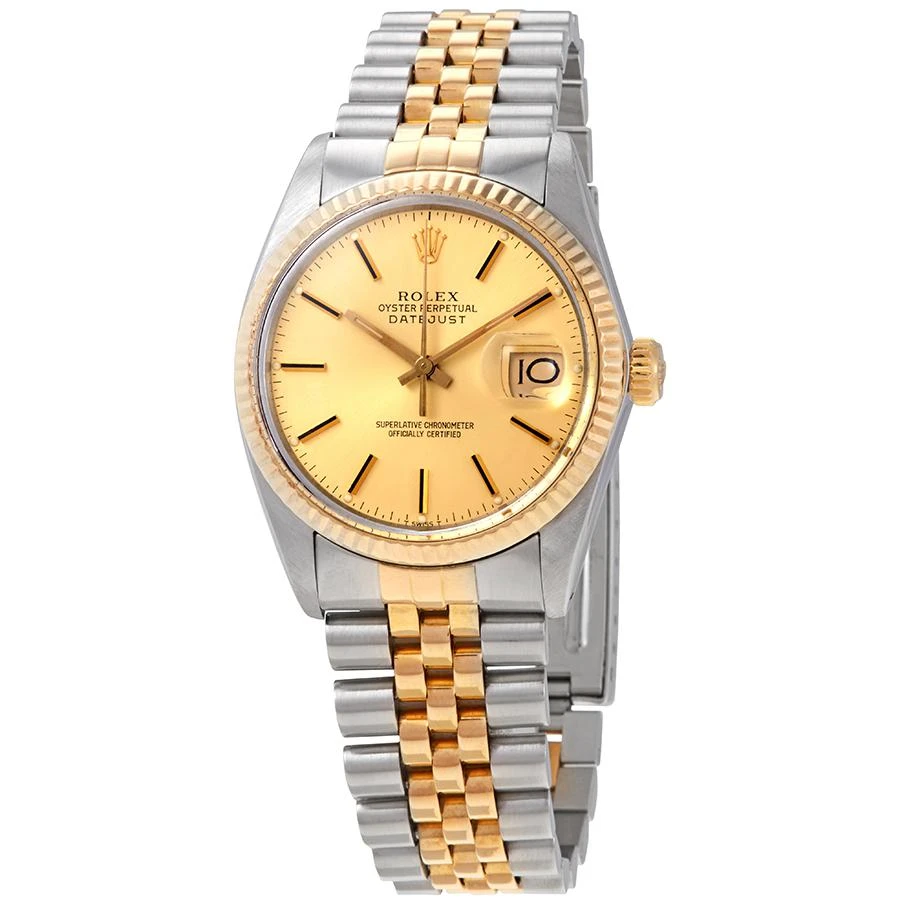 商品[二手商品] Rolex|Pre-owned Rolex Datejust Automatic Chronometer Champagne Dial Men's Watch 16013 CSJ,价格¥37596,第1张图片