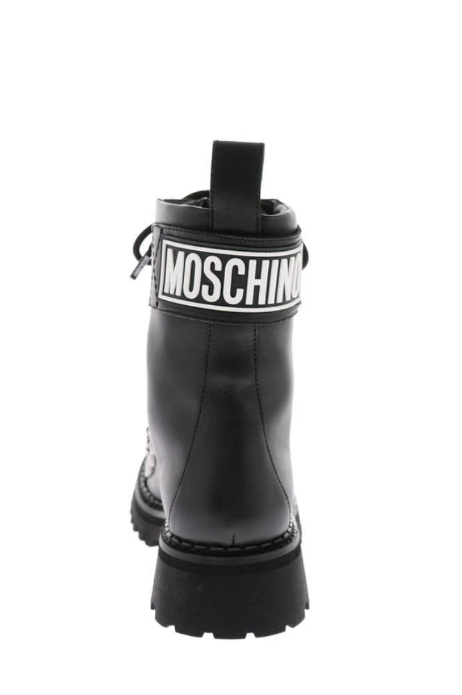 商品Moschino|Moschino men's black other materials ankle boots,价格¥4134,第3张图片详细描述