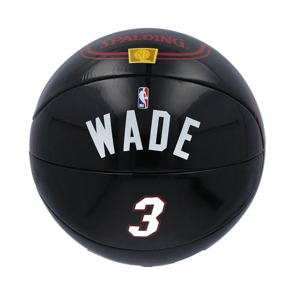 商品Spalding|Dwyane Wade Miami Heat Mini Under Glass Basketball,价格¥232,第1张图片