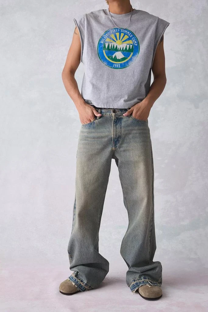 商品BDG|BDG Slacker Relaxed Flare Jean,价格¥614,第2张图片详细描述