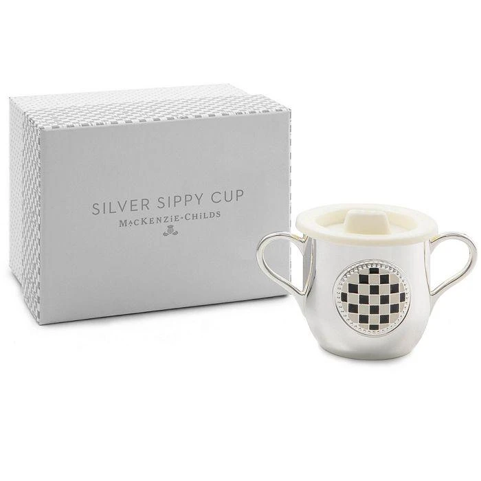 商品MacKenzie-Childs|Silverplated Courtly Check Sippy Cup,价格¥367,第2张图片详细描述