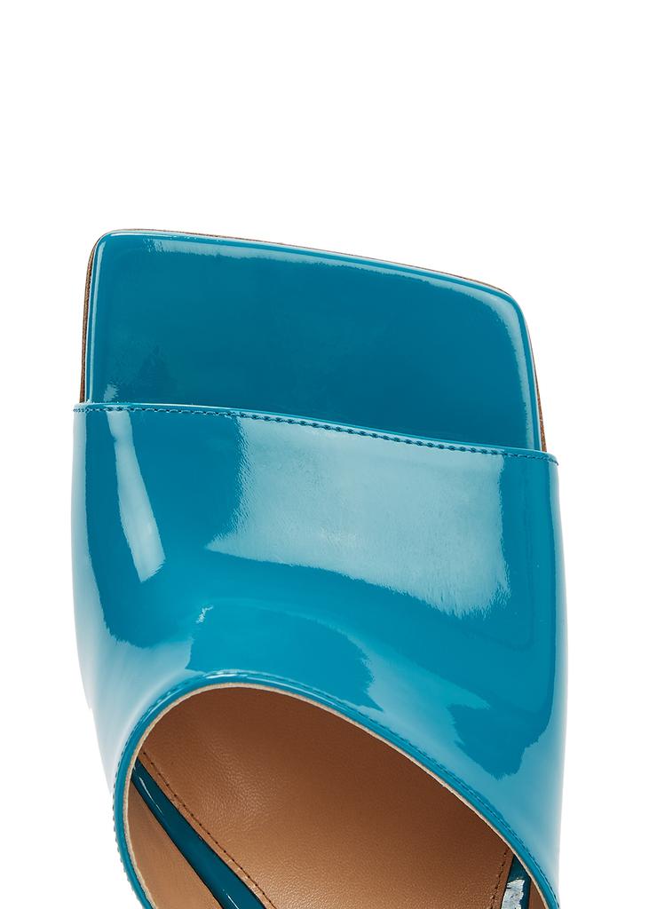 Stretch 90 turquoise leather mules商品第4张图片规格展示