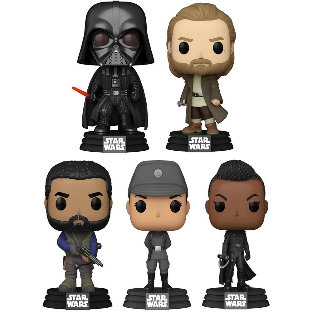 商品Funko|Star Wars Obi-wan Kenobi Darth Vader Obi-wan Kenobi Kawlan Roken Tala Durith Reva Figure Collectors Set, 5 Piece,价格¥163,第1张图片