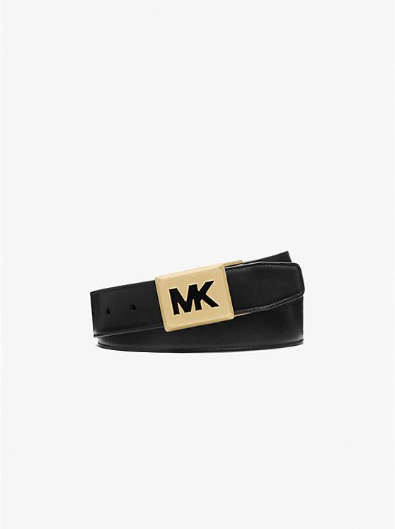 商品Michael Kors|Leather Logo-Buckle Belt,价格¥1485,第2张图片详细描述