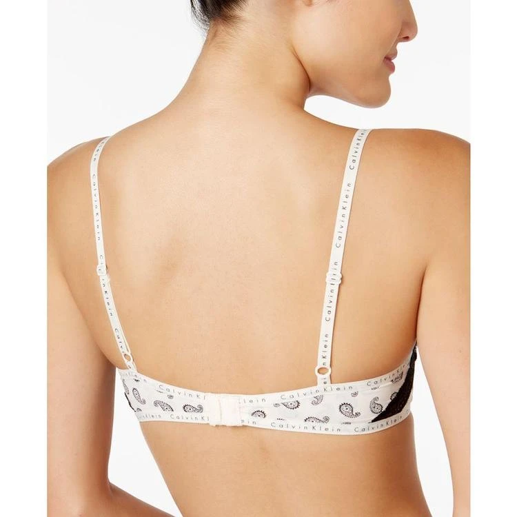 商品Calvin Klein|Signature Plunge Unlined Bra QF1418,价格¥169,第2张图片详细描述