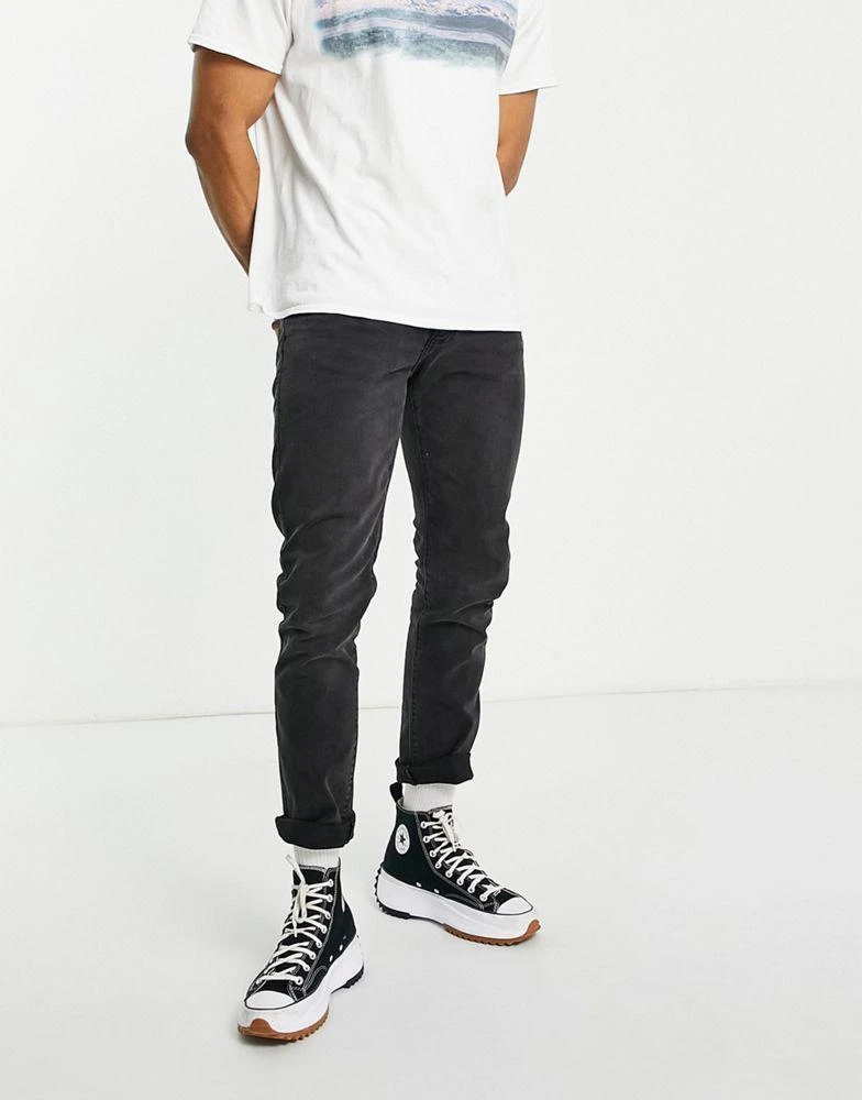 商品Topman|Topman slim jean in washed black,价格¥168,第1张图片