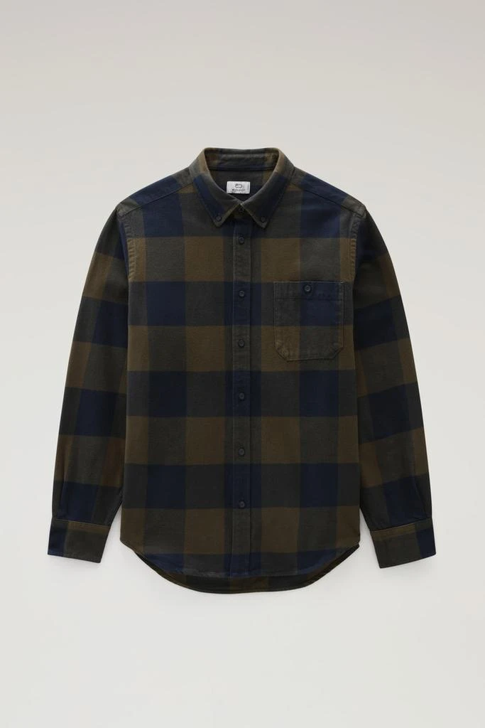 商品Woolrich|Trout Run Flannel Check Shirt - Men - Black,价格¥525,第1张图片